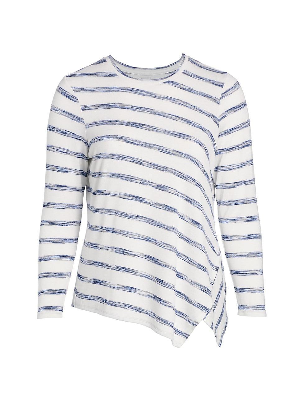 Womens Space-Dyed Stripe Tee product image