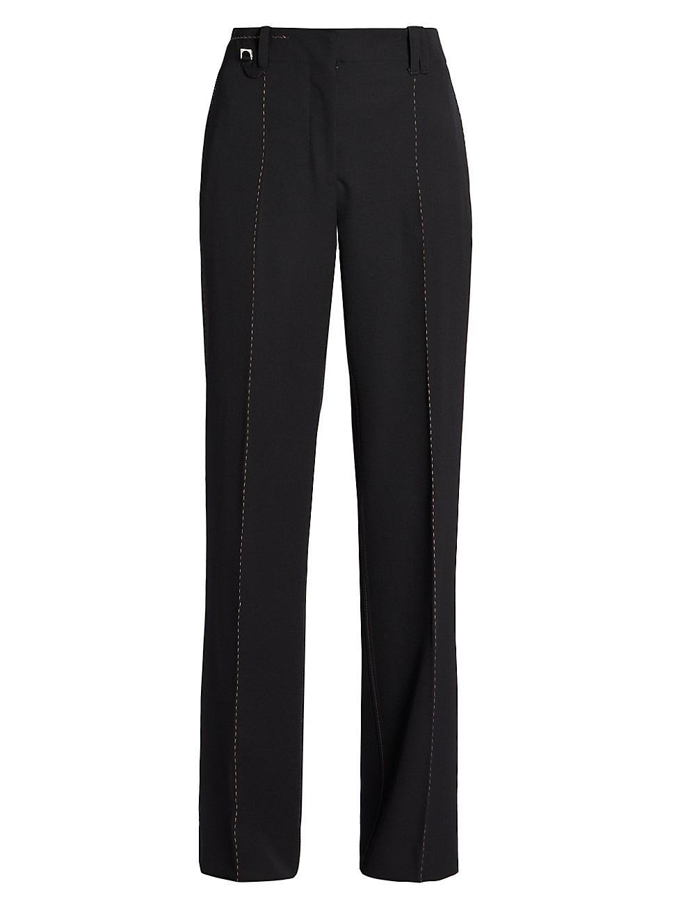 Womens Cordao Stitched Straight-Leg Pants Product Image