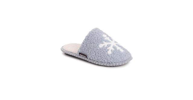 MUK LUK Novelty Womens Scuff Slippers White 2 Product Image