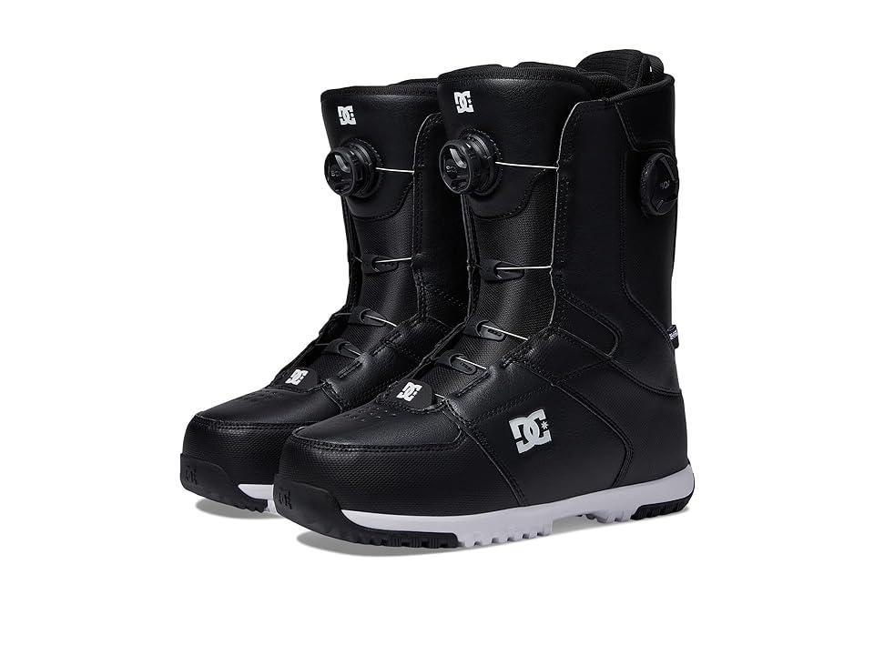 DC Control Dual BOA Snowboard Boots Black/White) Men's Snow Shoes Product Image