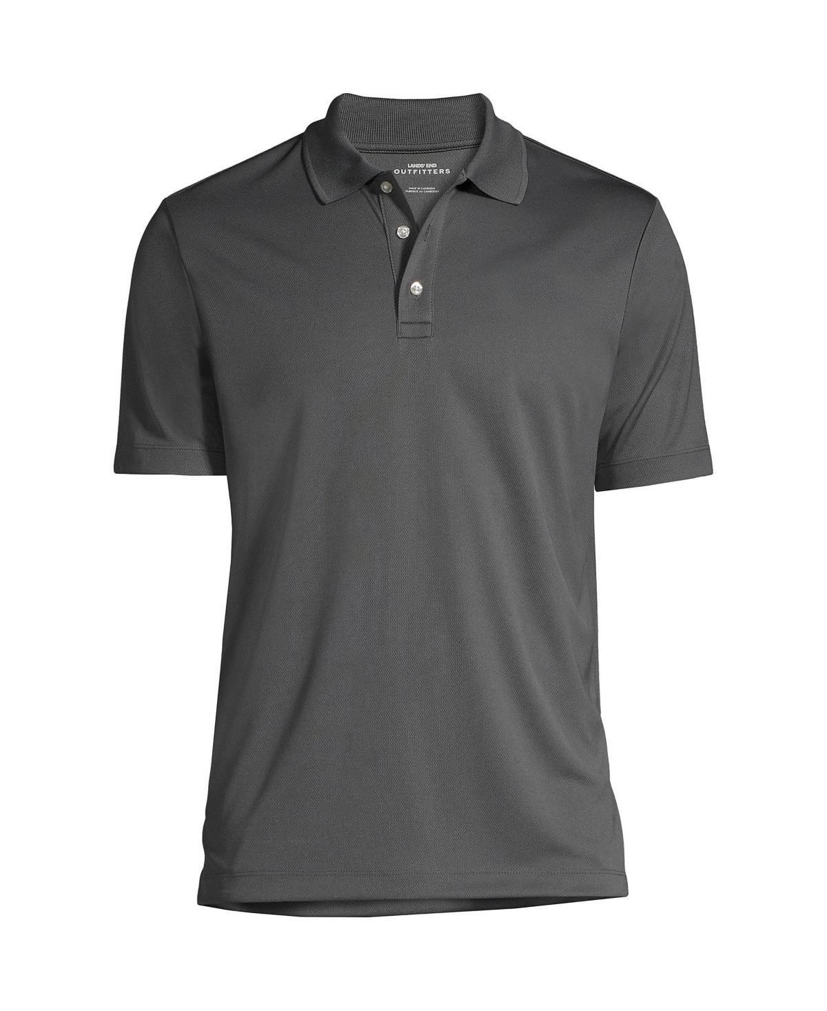 Mens Lands End Short Sleeve Moisture-Wicking Active Polo Shirt Product Image