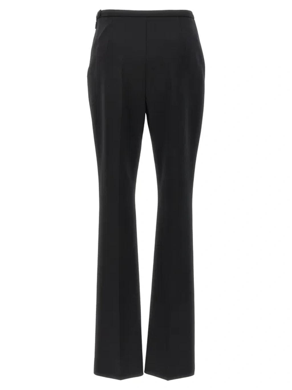 Desmy Stretch Wool Blend Pants In Black Product Image