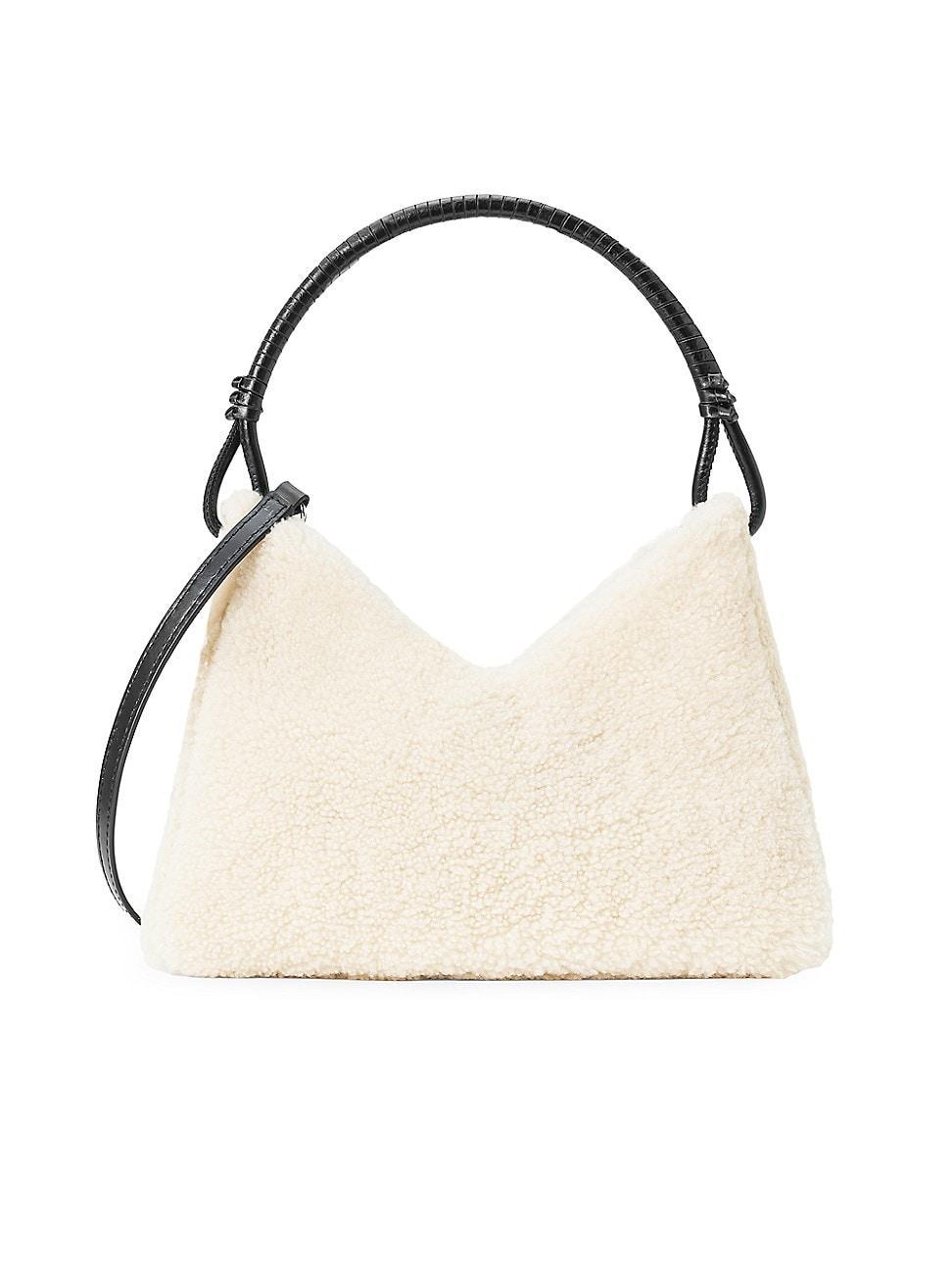 Womens Valerie Shearling Shoulder Bag Product Image