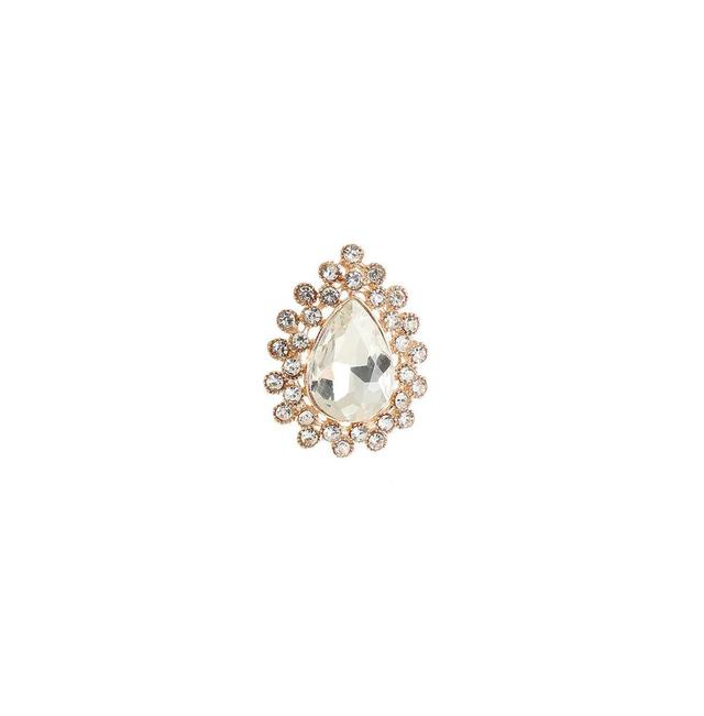 Sohi Womens Teardrop Cocktail Ring Product Image