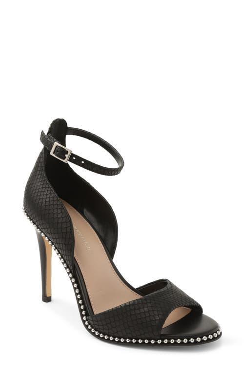 bcbg Jessika Snake Embossed Ankle Strap Sandal Product Image