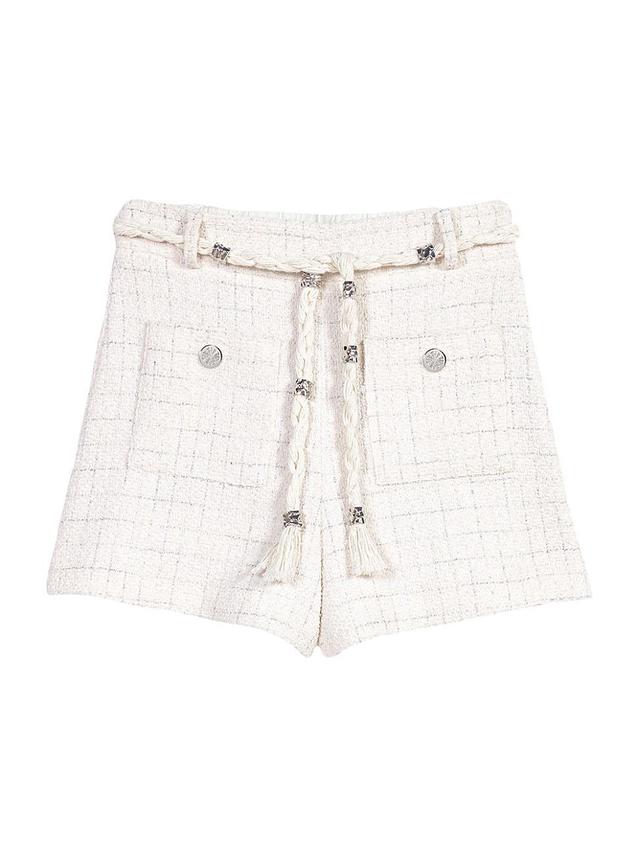 Womens Tweed Shorts Product Image