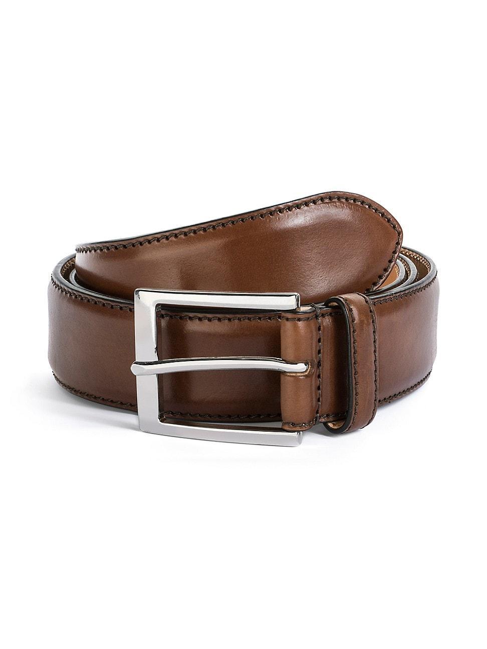 Mens Leather Buckle Belt Product Image