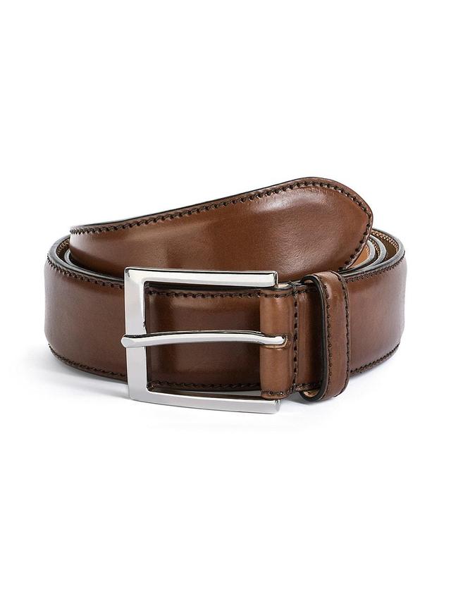 Mens Leather Buckle Belt Product Image