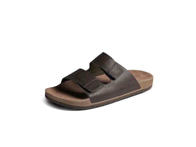 Reef Ojai Two Bar Leather) Men's Sandals Product Image