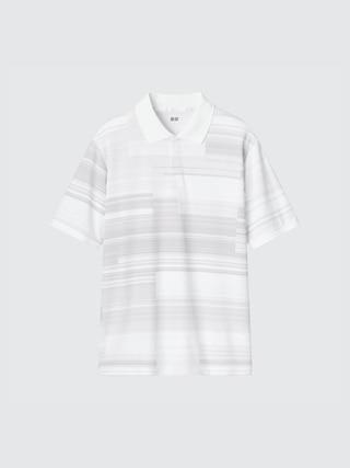 Mens Dry-Ex Polo Shirt Off White Large UNIQLO US Product Image