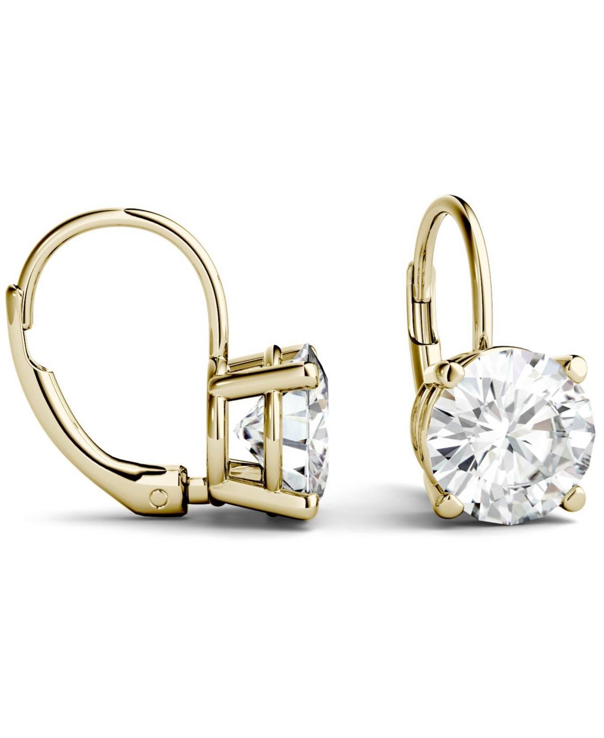 Charles & Colvard 3 Ct. T.w. Lab Created Moissanite Leverback Earrings Product Image