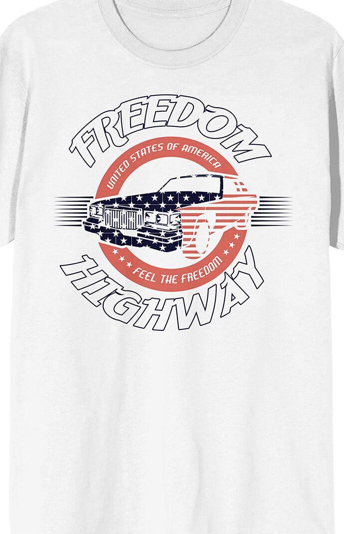 Bioworld Mens Americana Freedom Highway T-Shirt size 2XL Product Image