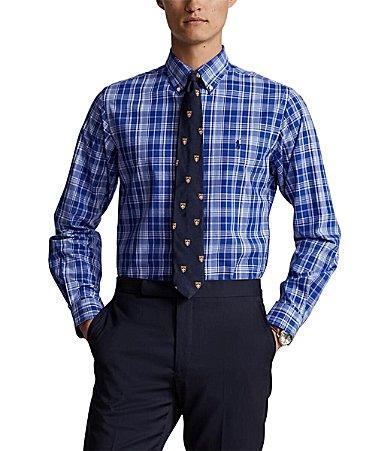 Polo Ralph Lauren Slim Fit Gingham Stretch Poplin Shirt Product Image