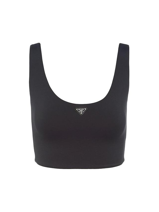 Womens Stretch Jersey Top Product Image