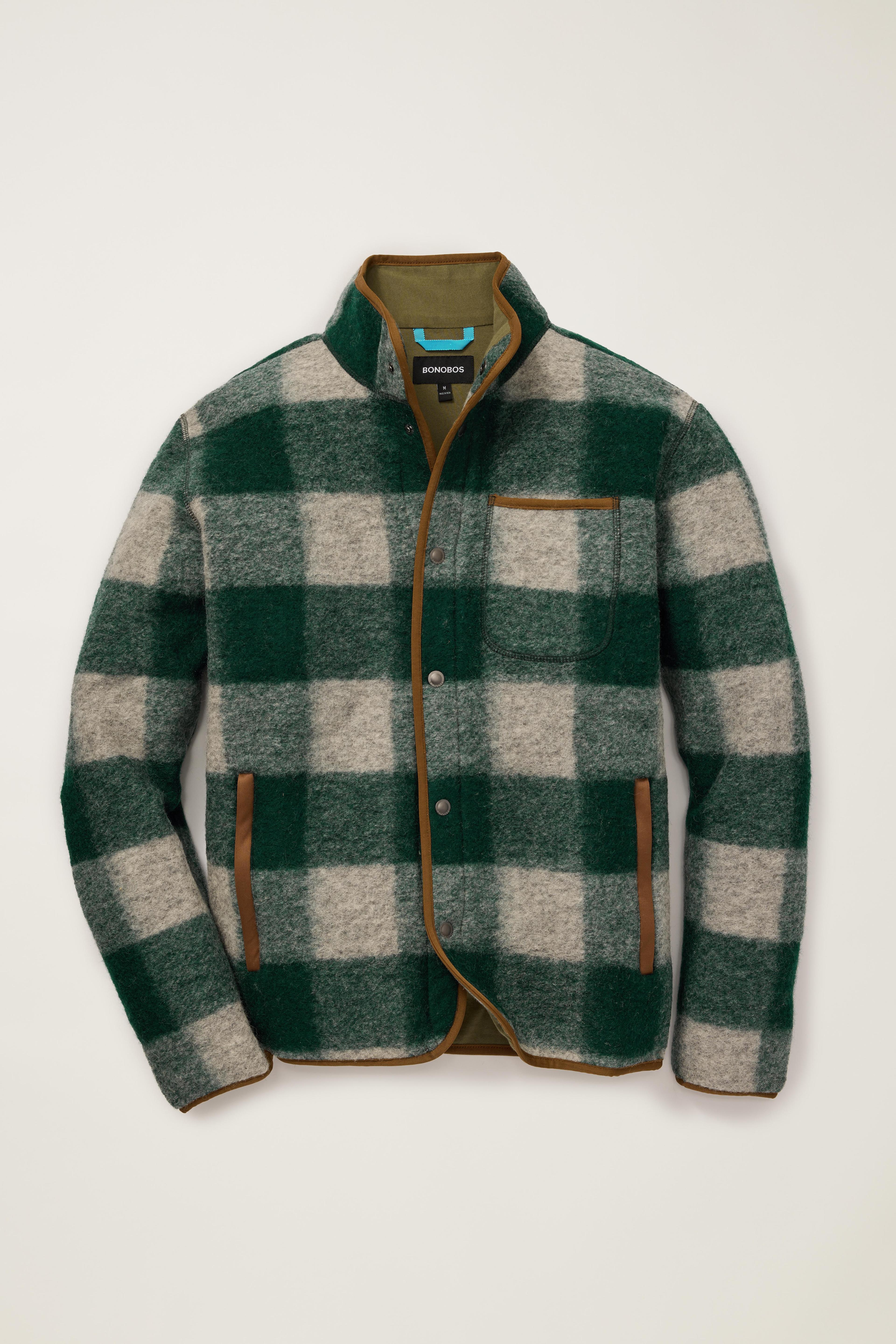 Italian Wool Fleece Jacket Product Image