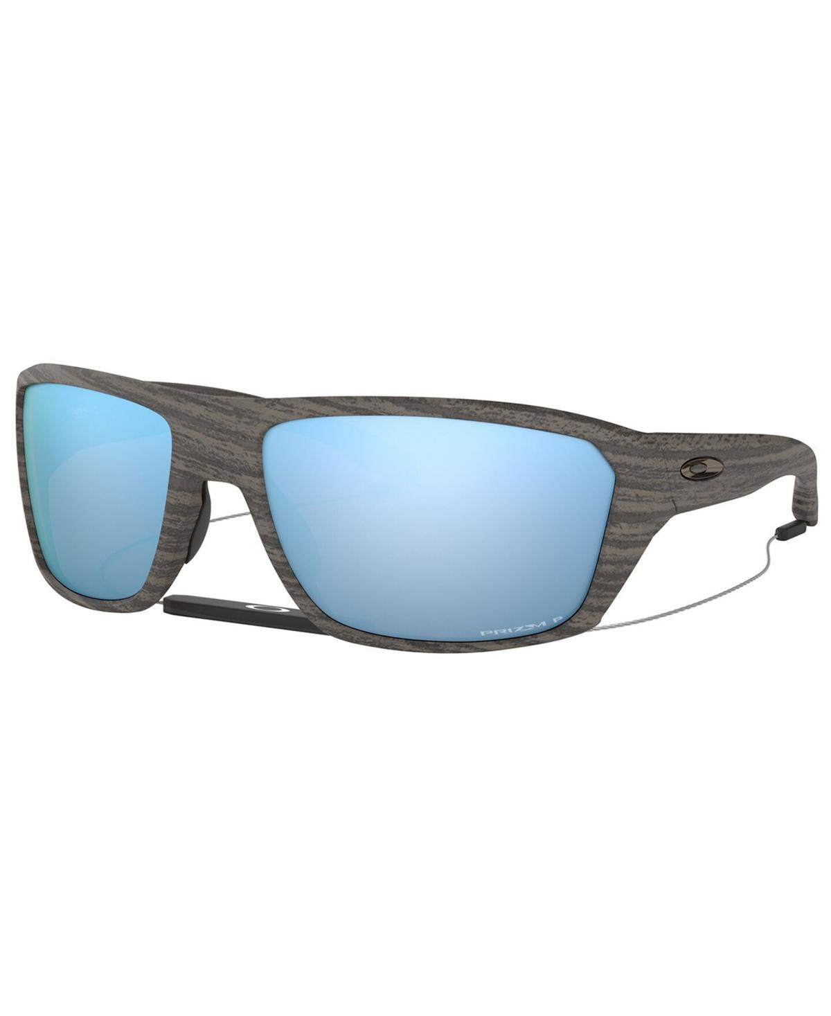 Oakley Split Shot Woodgrain Collection 64mm Polarized Oversize Sunglasses Product Image