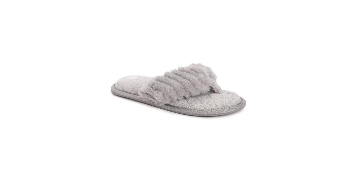 MUK LUKS Womens Maren Thong Slippers Product Image