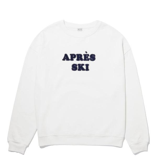 The Oversized Après Ski Town Sweatshirt - Cream Product Image