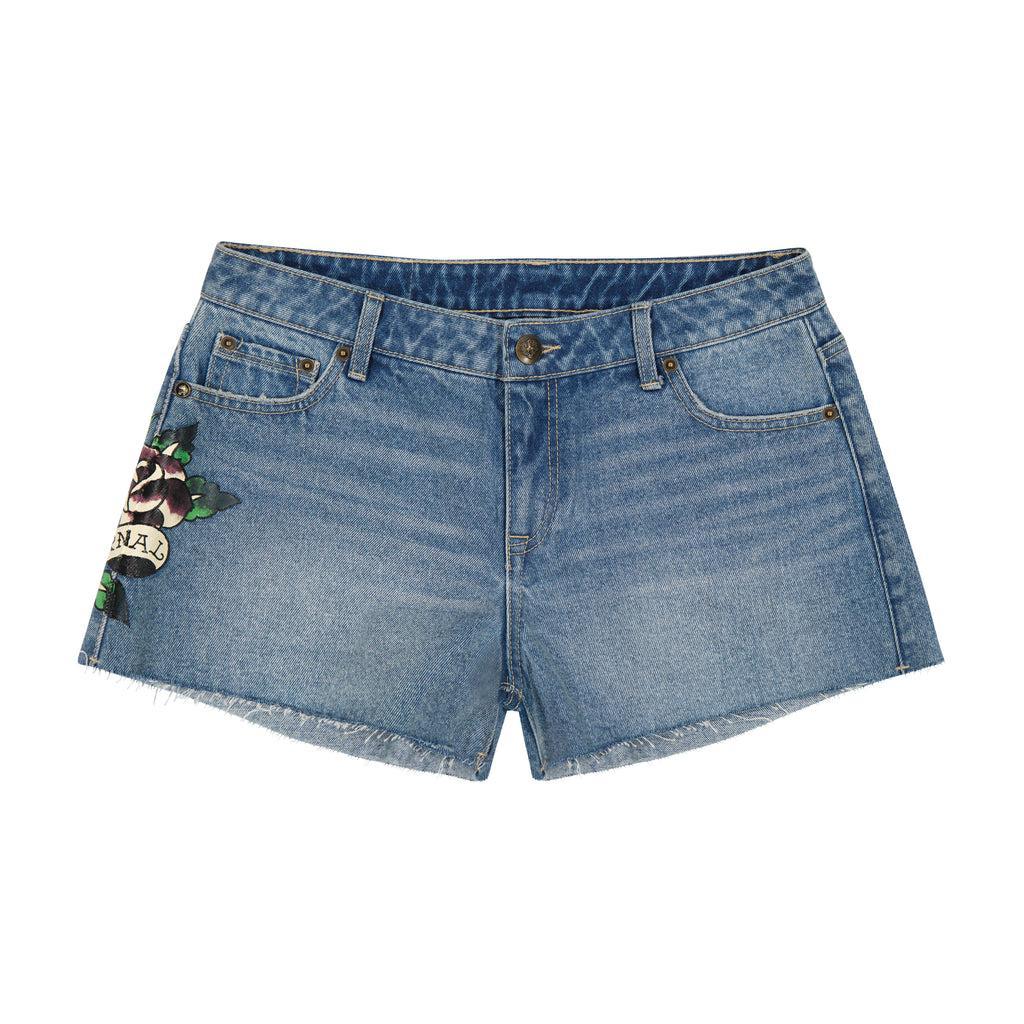 Love Eternal Denim Shorts Product Image