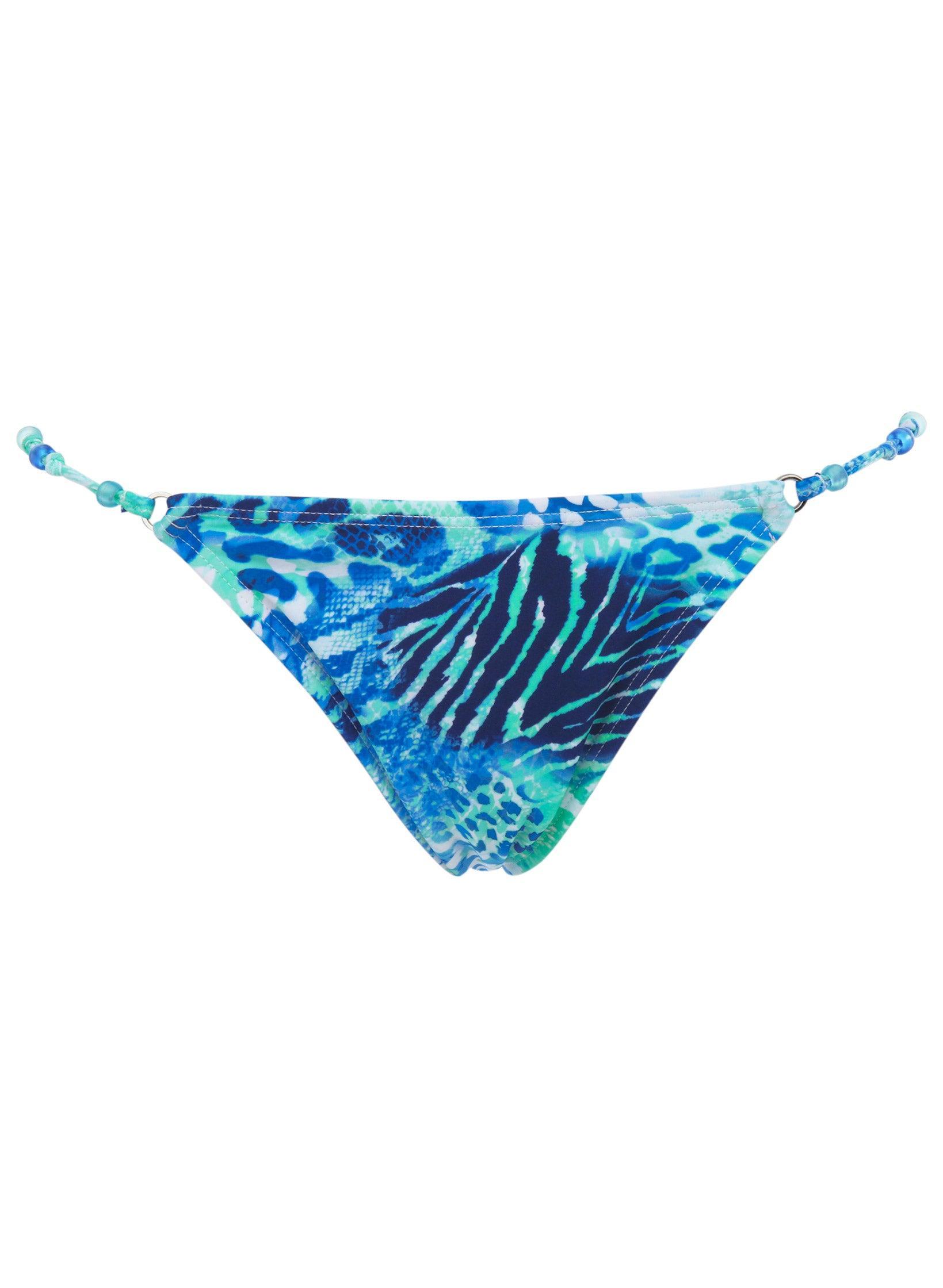 Beaded String Bikini Bottom - Jungle Tides Product Image