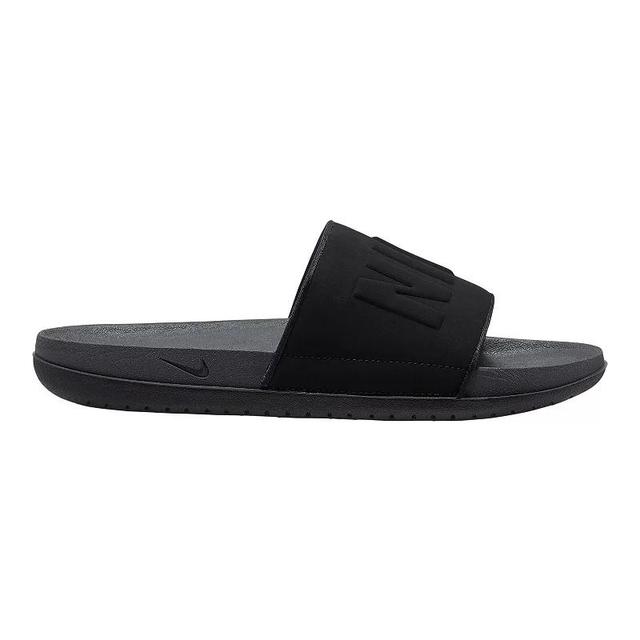 Nike Offcourt Mens Slide Sandals Grey Black Product Image