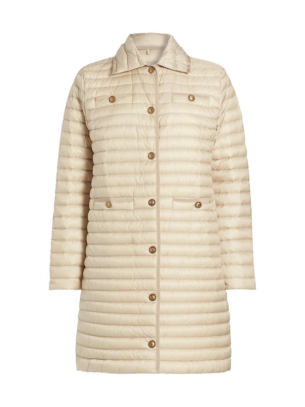 Moncler Calipso Long Down Coat Product Image