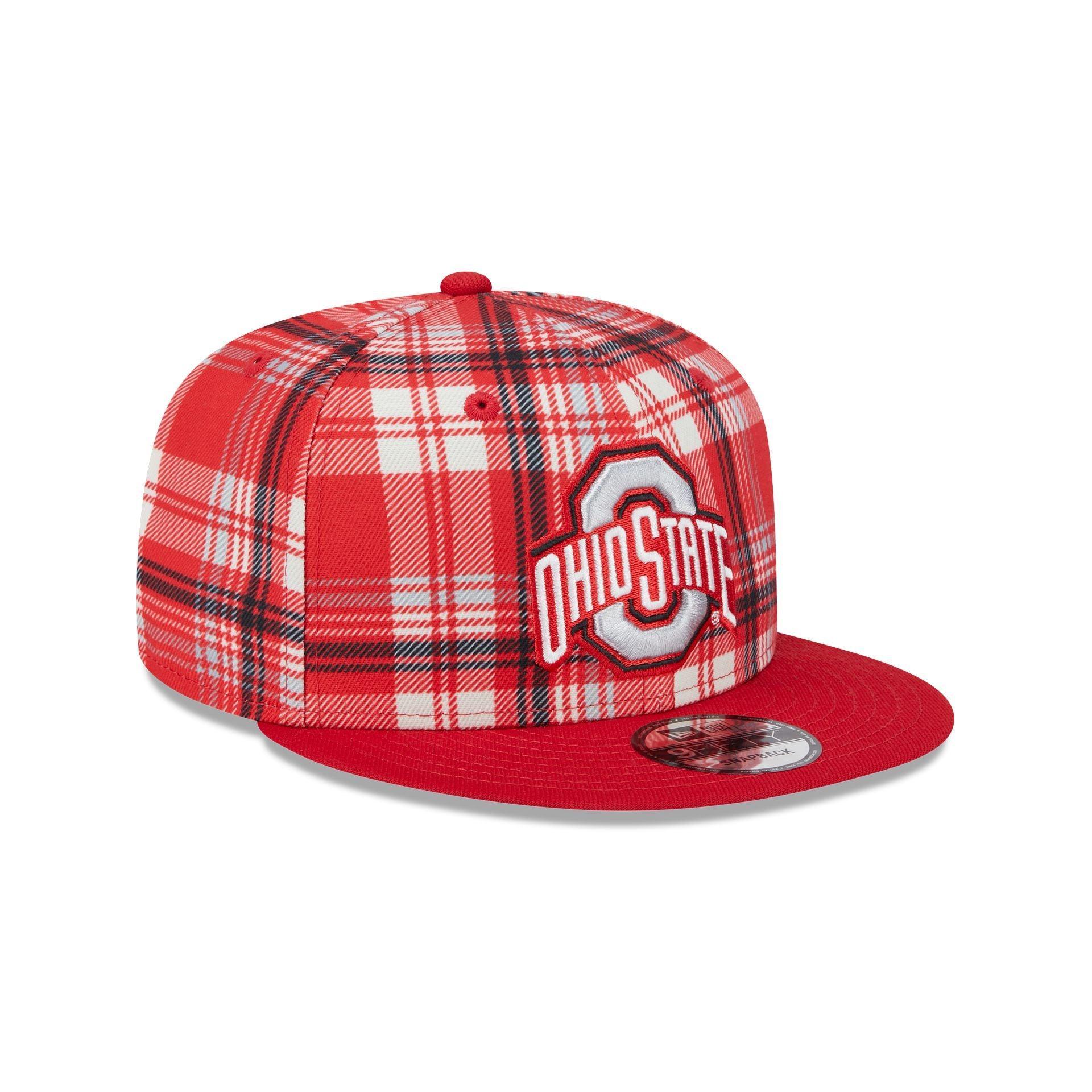 Ohio State Buckeyes Plaid 9FIFTY Snapback Hat Male Product Image