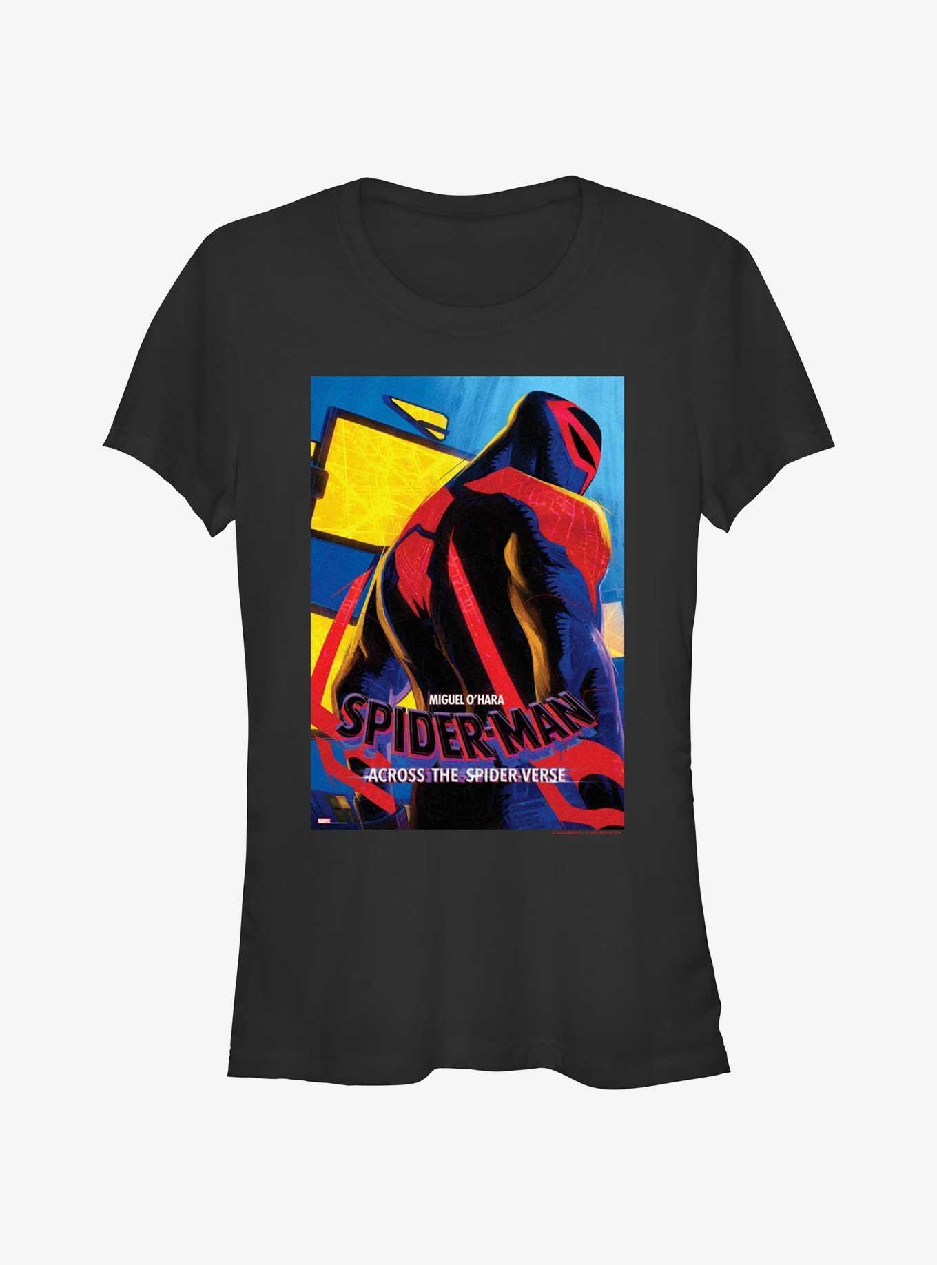 Spider-Man: Across The Spider-Verse Spider-Man 2099 Miguel Poster Girls T-Shirt Product Image