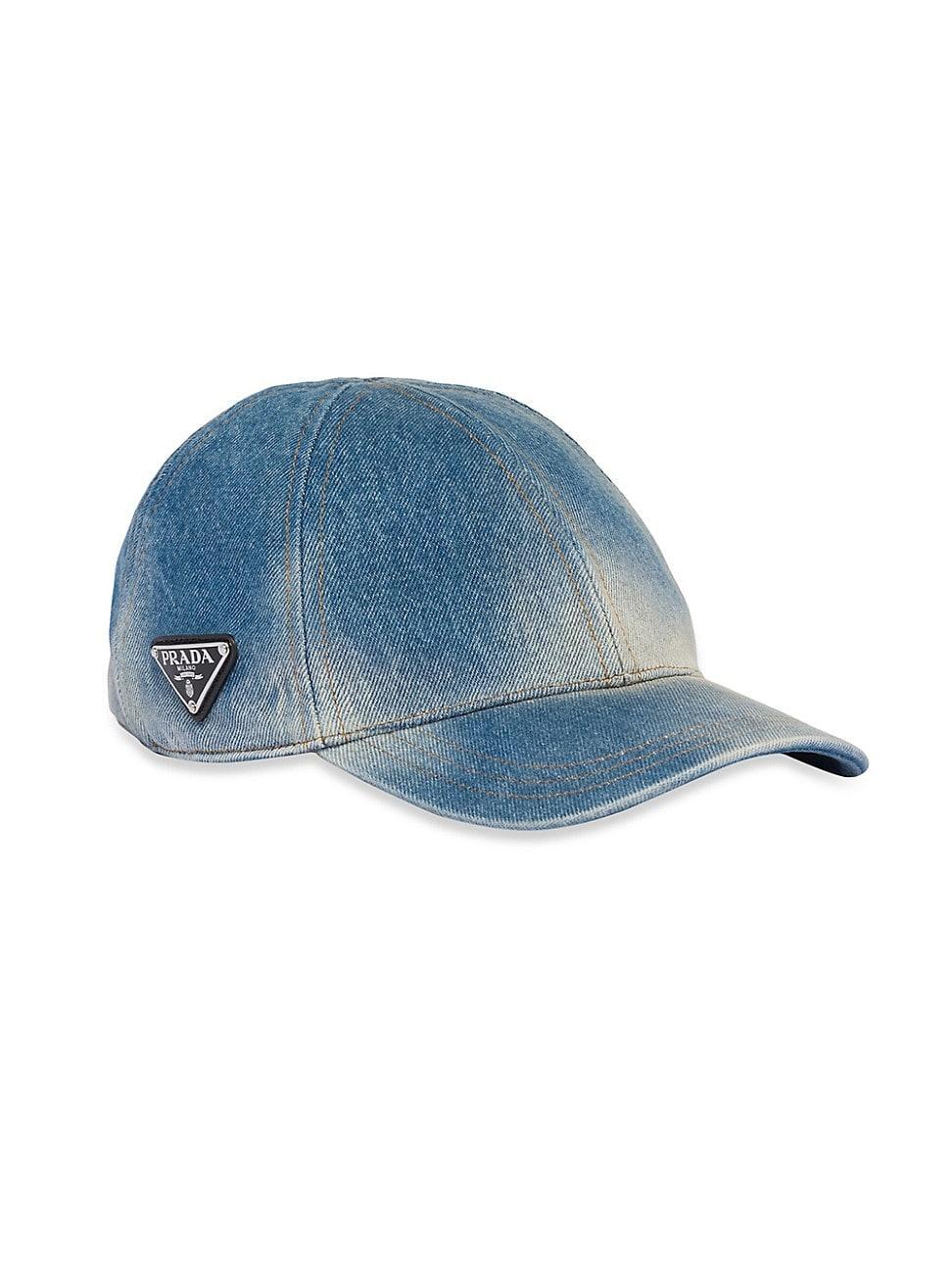 Mens Denim Baseball Cap Product Image