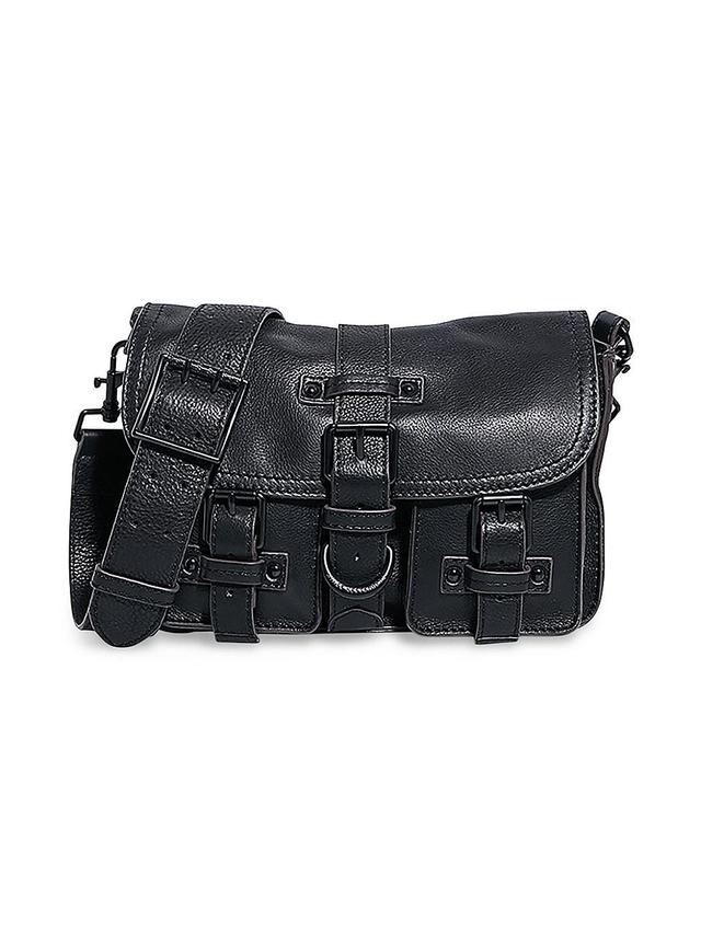Womens Saddle-Up Leather Crossbody Bag Product Image