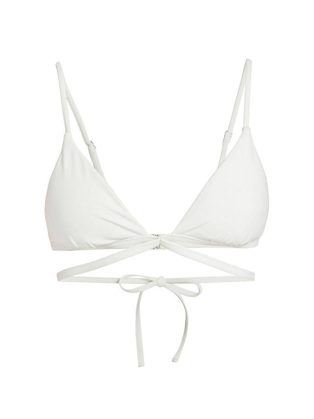 Womens Harlen Tie-Front Bikini Top Product Image