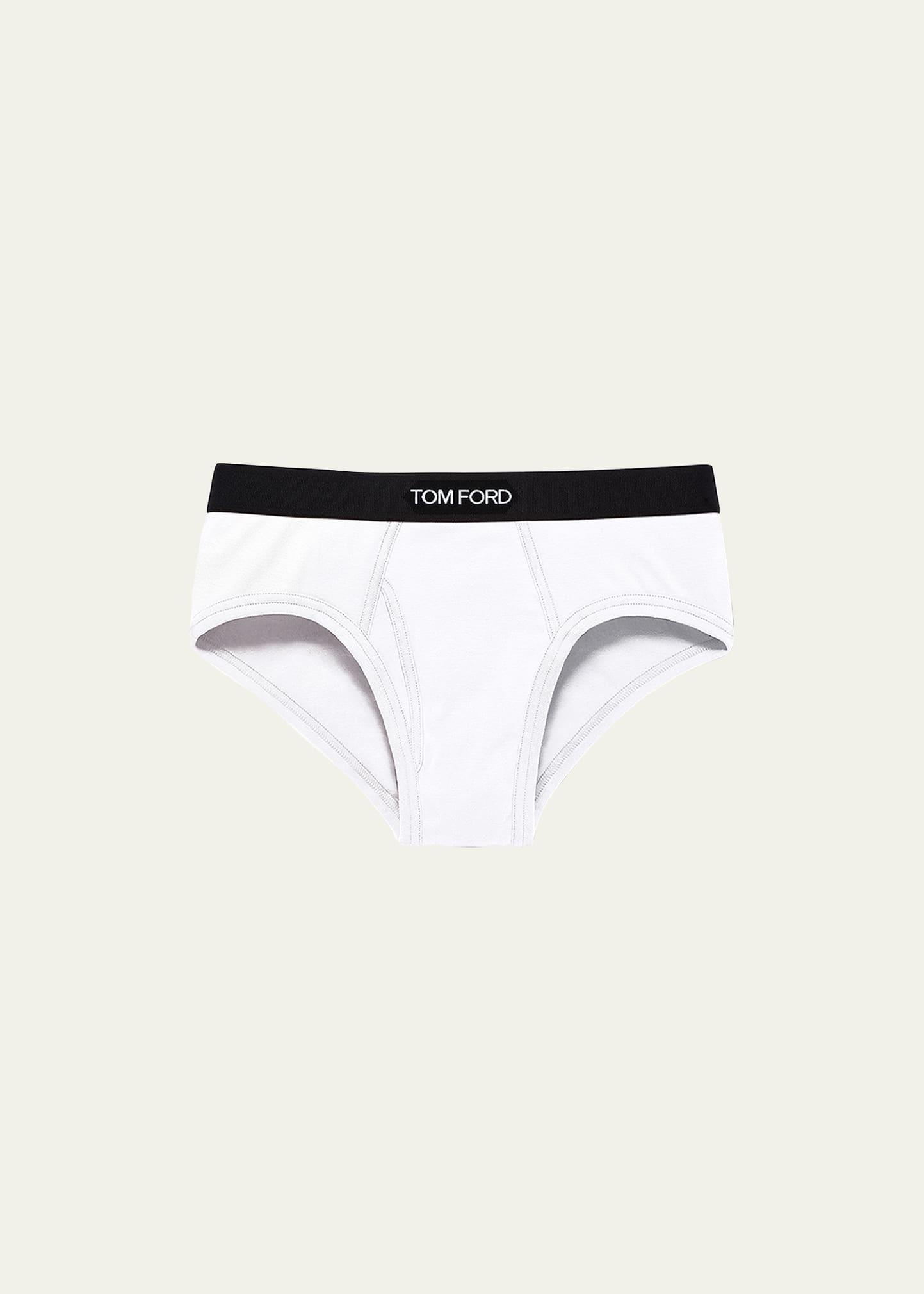 Mens Stretch-Cotton Logo Briefs Product Image