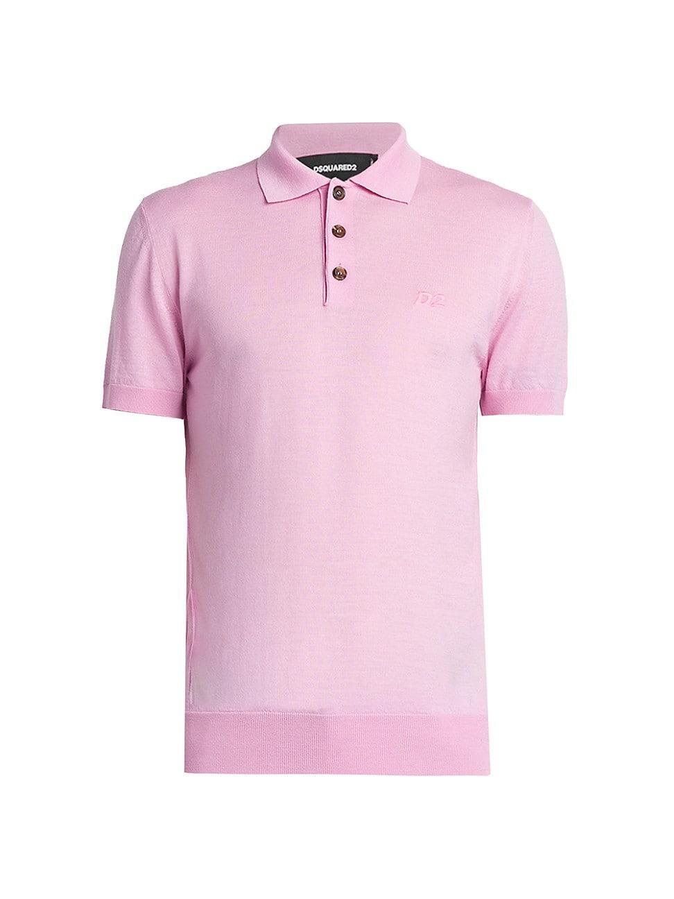 Mens Knit Polo Shirt Product Image