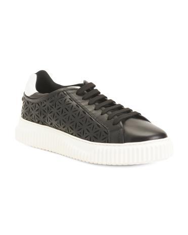 Leather Herika Perforated Sneakers for Women Product Image