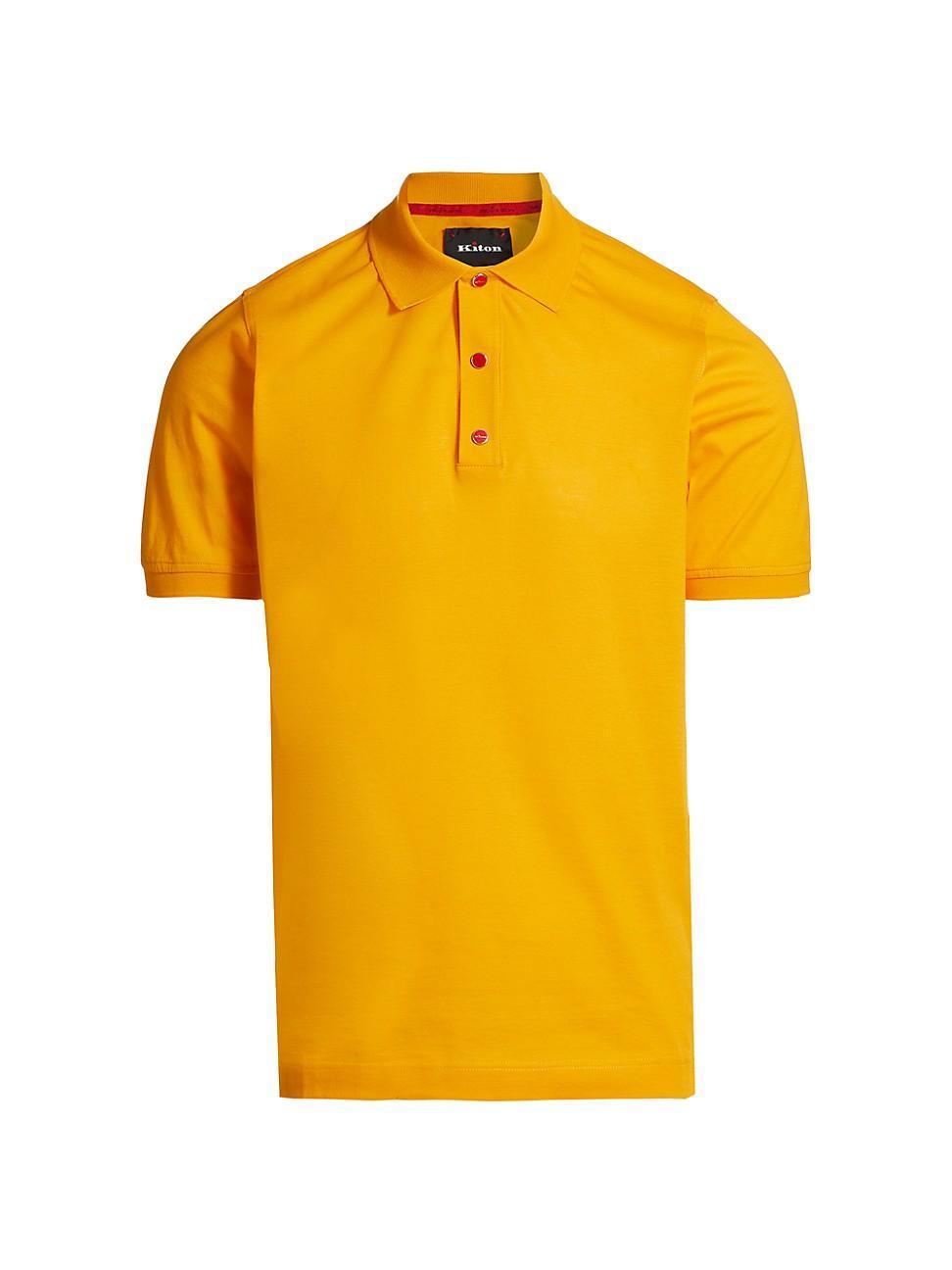 Mens Cotton Polo Shirt Product Image