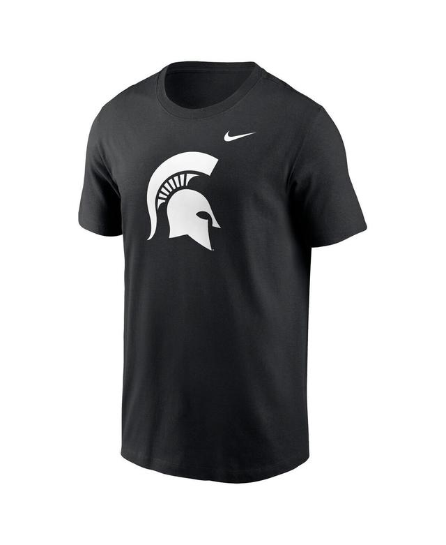 NIKE Men's Heather Gray Michigan State Spartans Primetime Evergreen Logo T-shirt Product Image