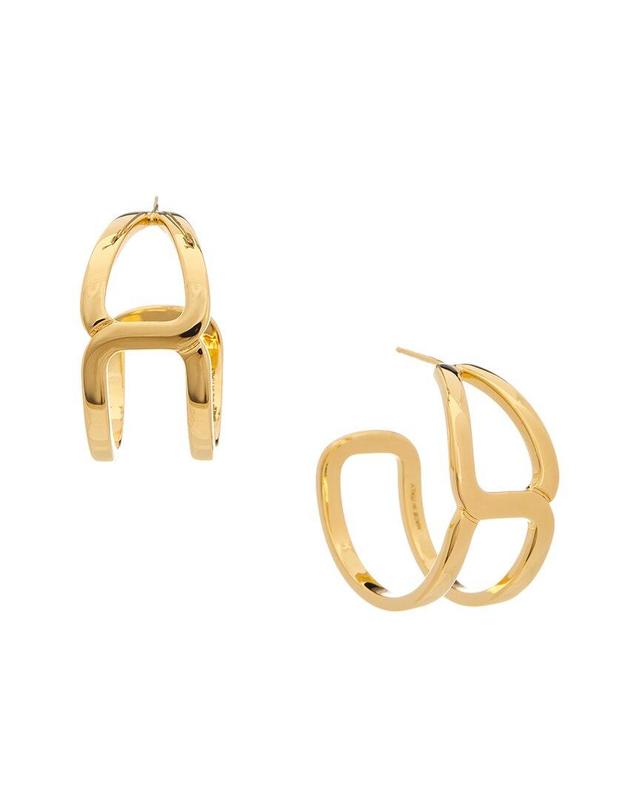 Marcie 18k Plated Hoops In Gold Product Image