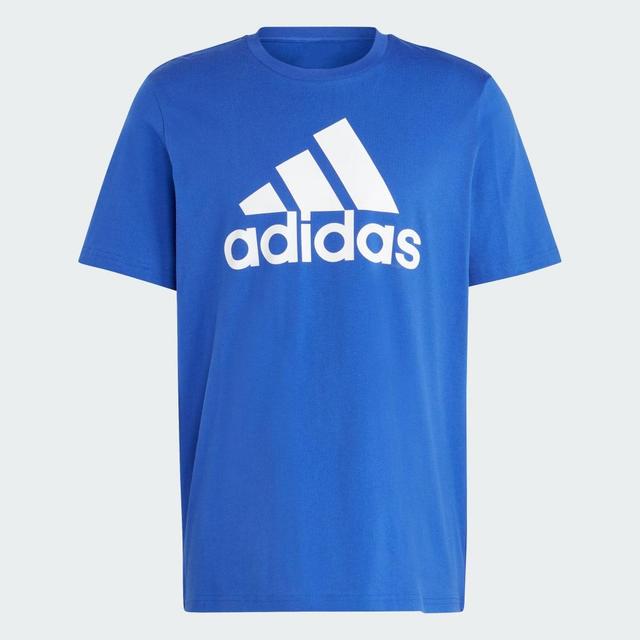 adidas Mens adidas Essentials Single Jersey Big Logo T-Shirt - Mens White Product Image