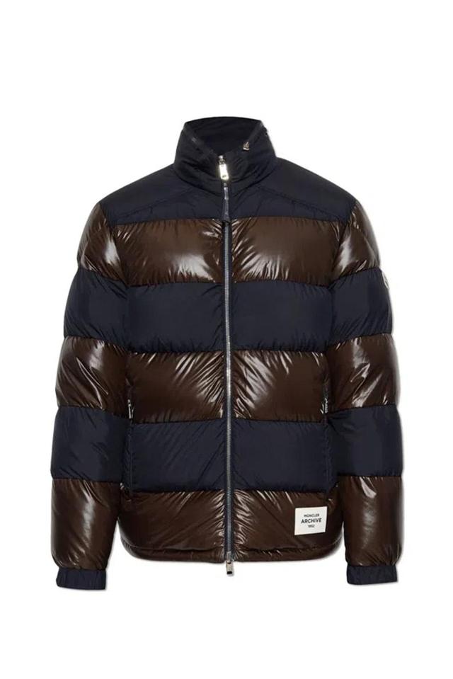 MONCLER Peclet Reversible Down Jacket In Blue Product Image