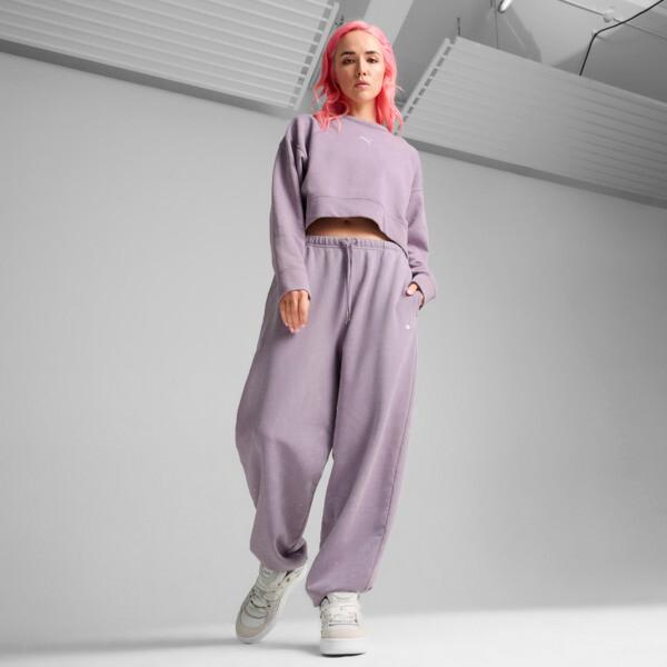 PUMA DARE TO Relaxed Washed Crew Women Product Image