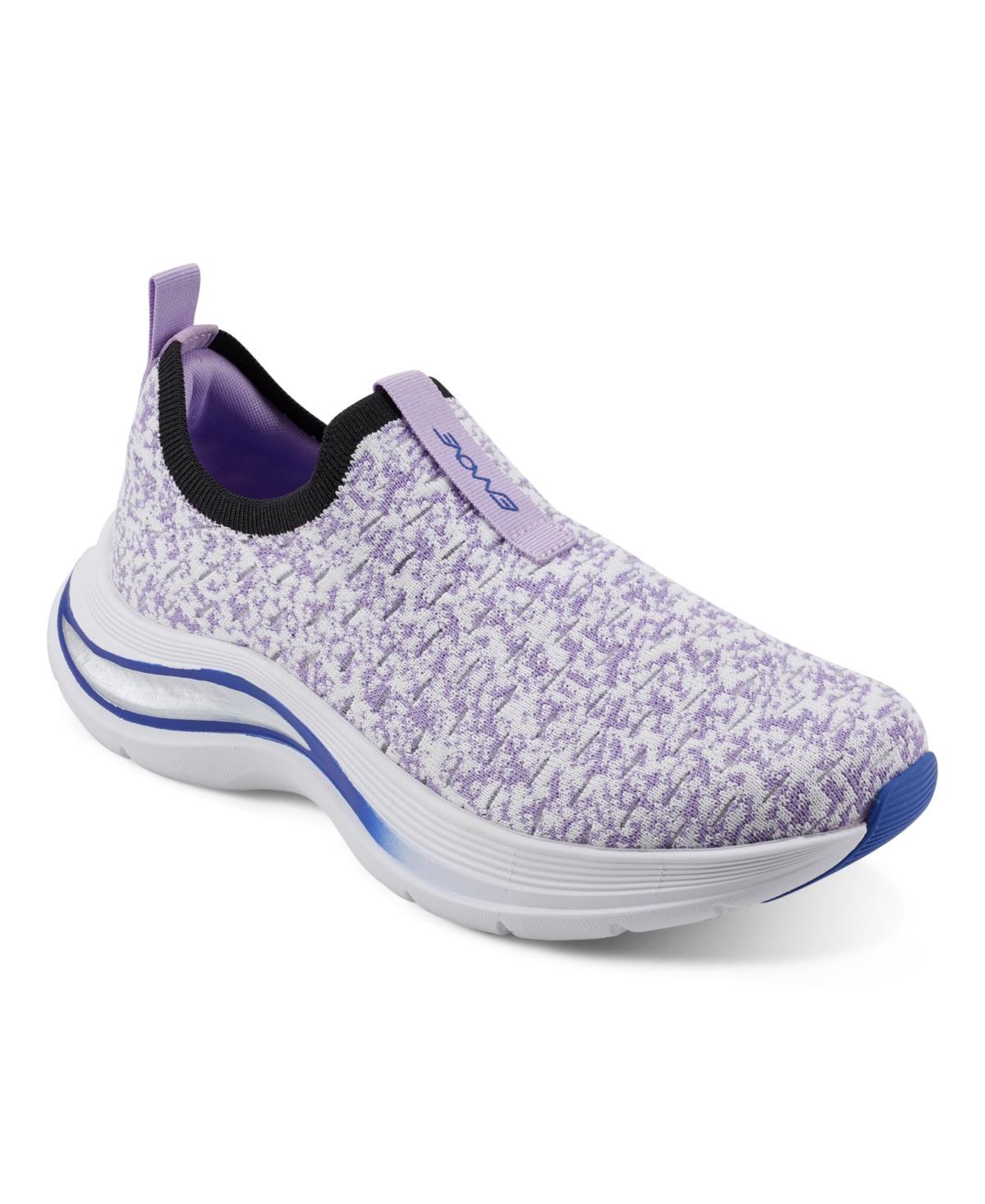 Easy Spirit EMOVE Easywalk Womens Pull-on Knit Sneakers Blue Product Image