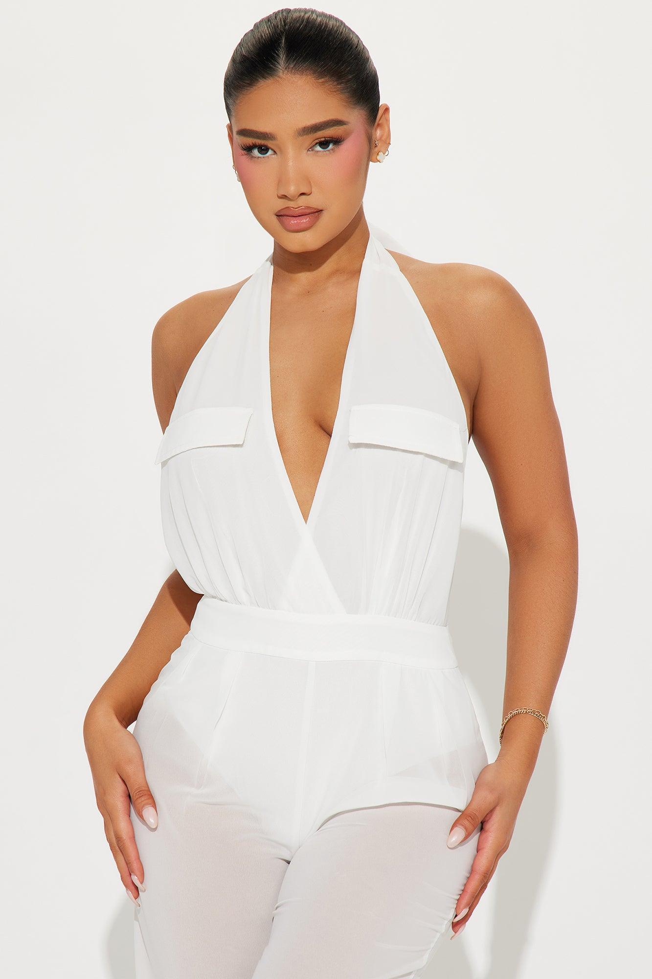 Feelings For You Jumpsuit - Ivory Product Image