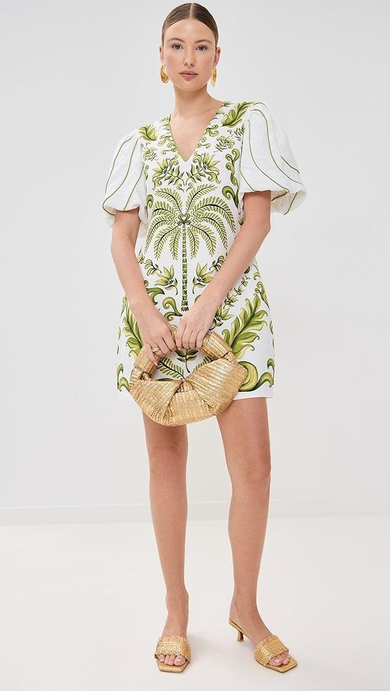 FARM Rio Milani V Neckline Short Sleeve Mini Dress | Shopbop Product Image