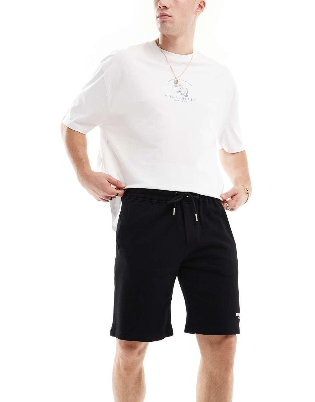 Sixth June lounge shorts in black Product Image