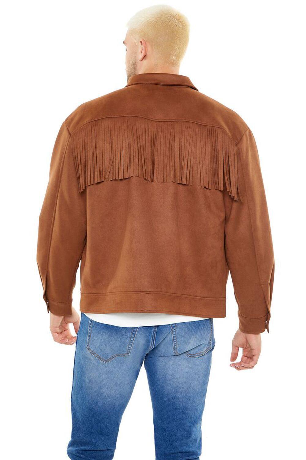 Faux Suede Fringe Jacket | Forever 21 Product Image