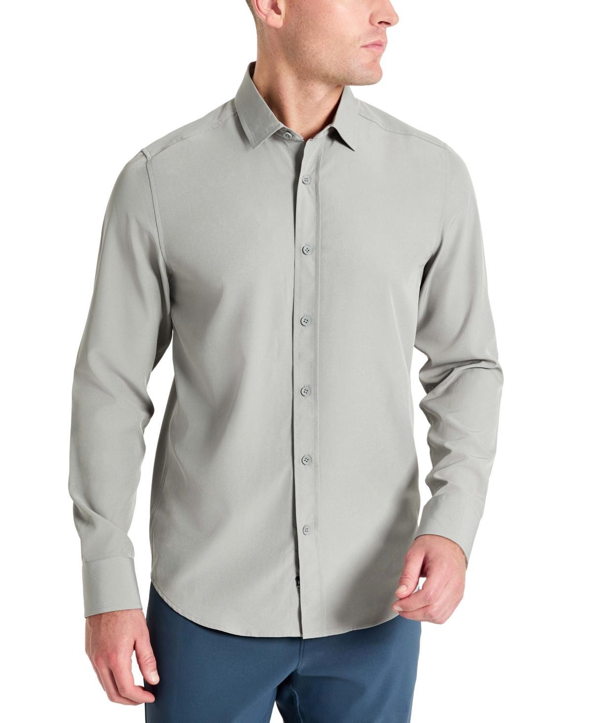 Kenneth Cole Mens Solid Slim Fit Performance Shirt Product Image