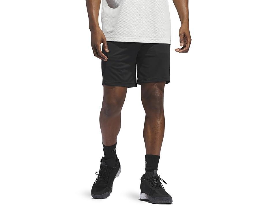 Mens adidas Legends 3-Stripes Basketball Shorts Med Grey Product Image