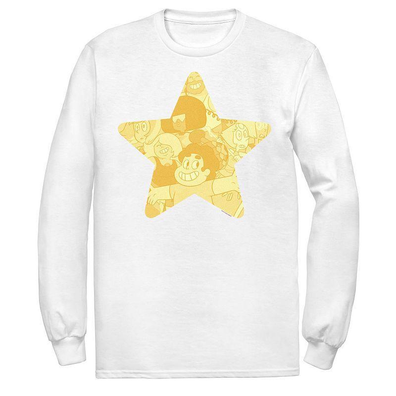 Mens Cartoon Network Stevens Universe Gold Star Long Sleeve Tee Product Image