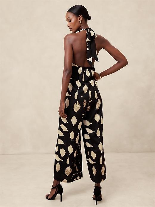 Wrap-Halter Jumpsuit Product Image