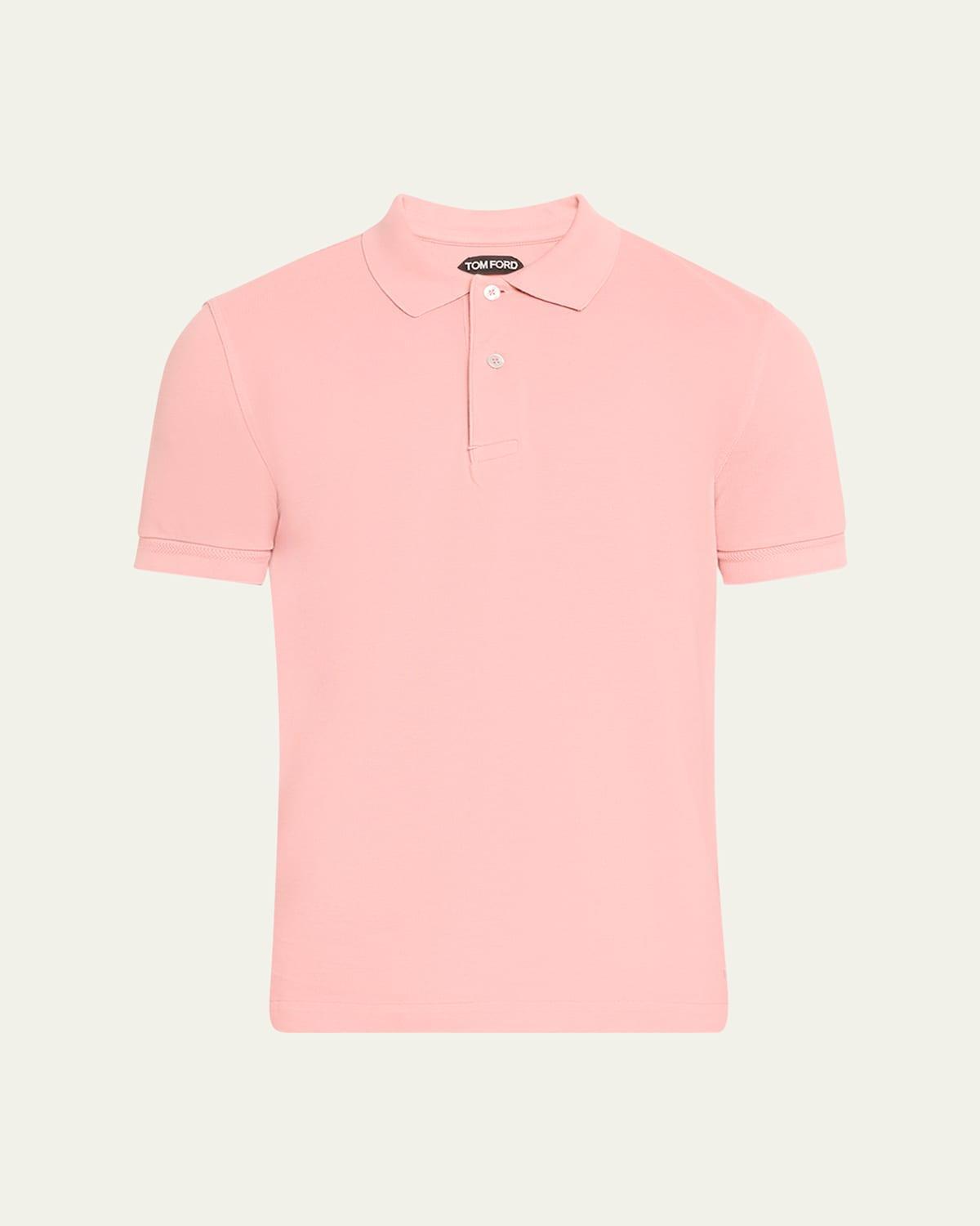 TOM FORD Short Sleeve Cotton Piqu Polo Product Image